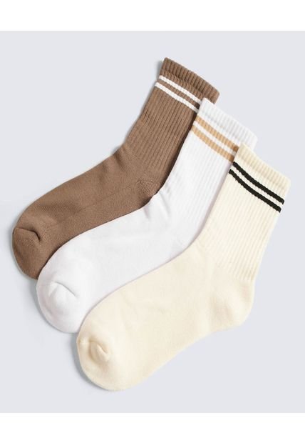 Medias Para Mujer Caña Media Color Negro Marca Ostu #40980227