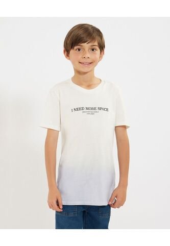 Camiseta Para Niño Manga Corta Cuello Redondo Color Azul  Marca Ostu #80090233 Ostu