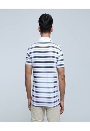 Polo Para Hombre Cuello Tejido Con Bolsillo Color Blanco Marca Ostu #60110538