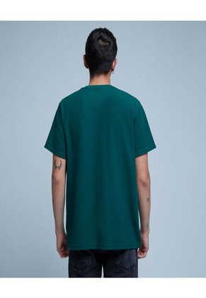 Camiseta Para Hombre Manga Corta Color Verde  Marca Ostu #60091202