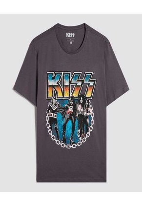 Camiseta Para Hombre Estampado Kiss  De Hombre #60091602