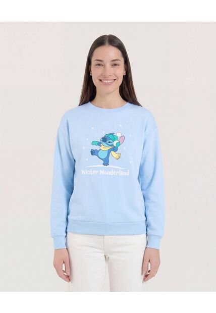 Buzo  Para Mujer Cuello Redondo Color Azul Marca Ostu #40060540