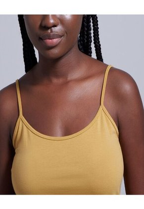 Top Para Mujer Top Color Amarillo  Marca Ostu #40220310