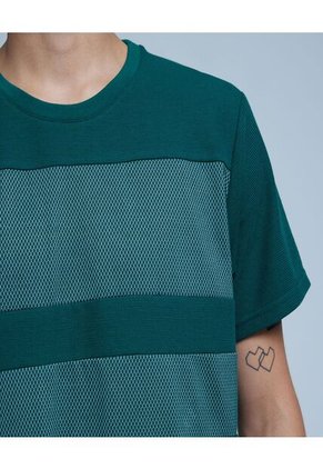 Camiseta Para Hombre Manga Corta Color Verde  Marca Ostu #60091202