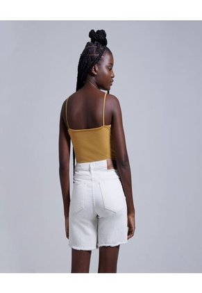 Top Para Mujer Top Color Amarillo  Marca Ostu #40220310