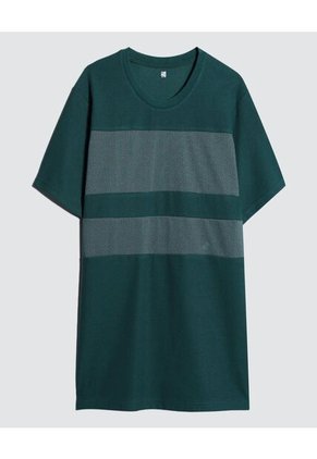 Camiseta Para Hombre Manga Corta Color Verde  Marca Ostu #60091202