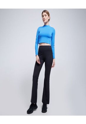 Camiseta Para Mujer Manga Larga Color Azul  Marca Ostu #40092094