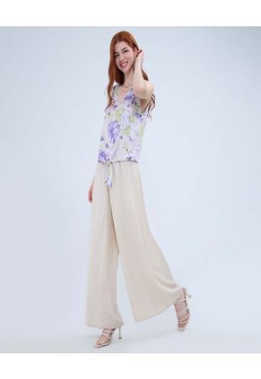Pantalon Para Mujer Color Beige Marca Ostu #40070722
