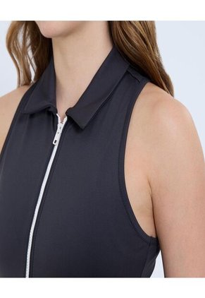 Polo Para Mujer Manga Sisa Color Negro Marca Ostu #40110168