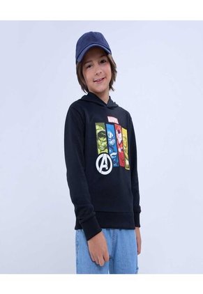 Buzo Para Niño Hoodie Color Negro Marca Ostu #80060152