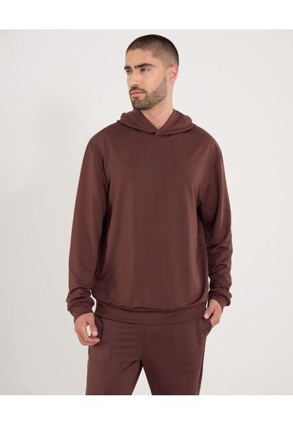 Buzo  Para Hombre Hoodie Color Café Marca Ostu #60060571