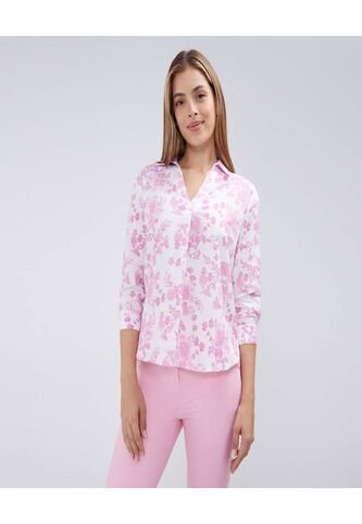 Camisa Para Mujer Manga Larga Color Rosado  Marca Ostu #40010220 Ostu