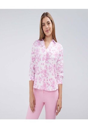 Camisa Para Mujer Manga Larga Color Rosado Marca Ostu #40010220