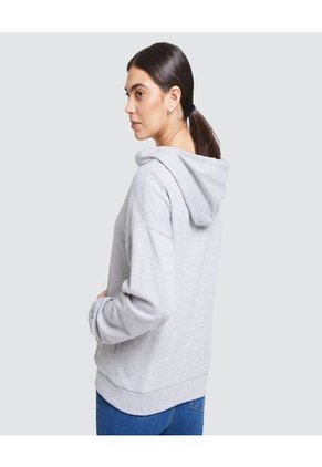 Buzo Para Mujer Zipper Color Gris  Marca Ostu #40060237