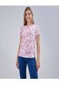 Camiseta Para Mujer Manga Corta Color Rosado  Marca Ostu #40092109 de Ostu