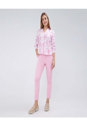 Camisa Para Mujer Manga Larga Color Rosado Marca Ostu #40010220