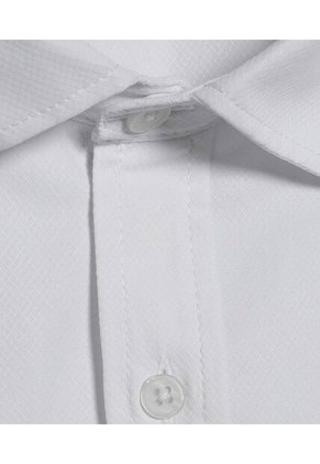 Camisa Para Hombre Manga Larga Con Bolsillo Color Blanco Marca Ostu #60010645