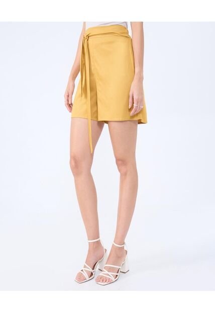 Short Para Mujer  Color Mostaza Marca Ostu #40190243