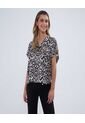Blusa Para Mujer Manga Corta Color Negro Marca Ostu #40121052 de Ostu