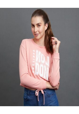 Buzo Para Mujer Cuello Redondo Color Rosado  Marca Ostu #40060219 Ostu