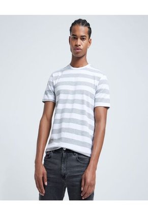 Camiseta Para Hombre Manga Corta Color Gris Marca Ostu #60091174