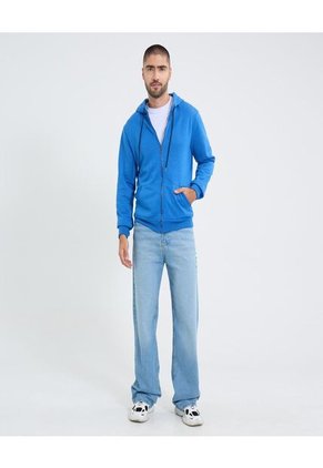 Buzo Para Hombre Zipper Color Azul Marca Ostu #60060384