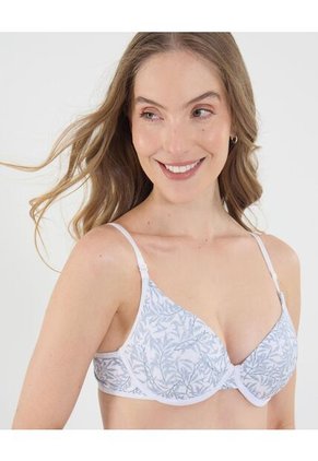 Brasier Para Mujer Media Copa Color Blanco Marca Ostu #40830026