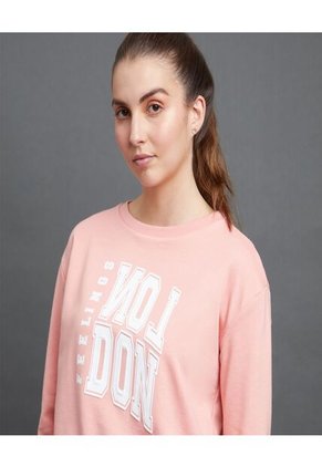 Buzo Para Mujer Cuello Redondo Color Rosado  Marca Ostu #40060219