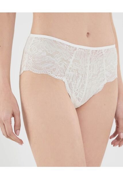 Panty Para Mujer Hipster Color Crema Marca Ostu #40800086