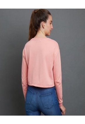 Buzo Para Mujer Cuello Redondo Color Rosado  Marca Ostu #40060219