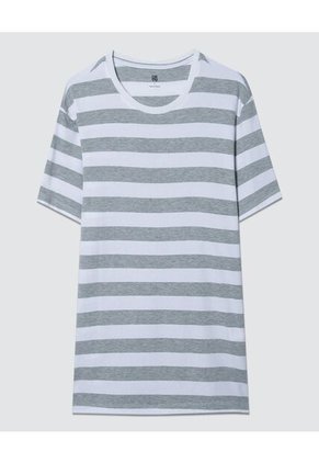 Camiseta Para Hombre Manga Corta Color Gris Marca Ostu #60091174