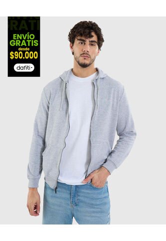 Buzo Para Hombre Zipper Color Gris  Marca Ostu #60060271 Ostu
