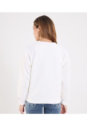 Buzo Para Mujer Cuello Redondo Color Marfil Marca Ostu #40060516