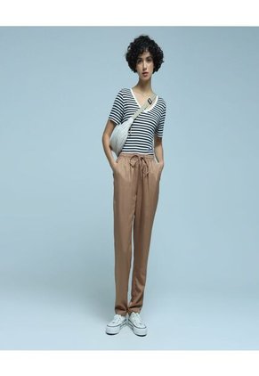 Camiseta Para Mujer Manga Corta Color Negro Marca Ostu #40091957