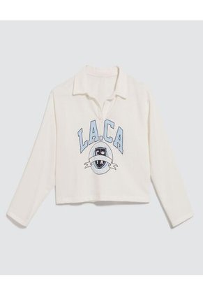 Buzo Para Niña Cuello Redondo Color Blanco Marca Ostu #90060074