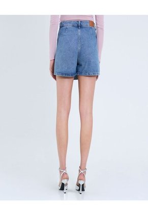 Falda Para Mujer Corto Color Azul Marca Ostu #40140166