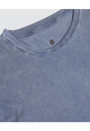 Camiseta Para Hombre Manga Corta Color Azul  Marca Ostu #60091386