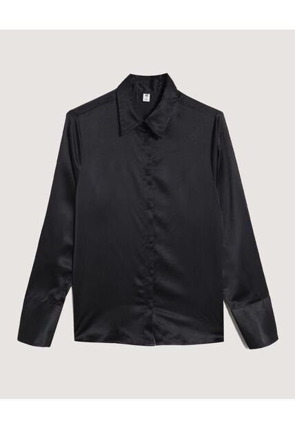 Camisa  Para Mujer Manga Larga Color Negro Marca Ostu #40010258