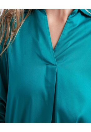 Blusa Para Mujer Manga 3/4 Color Verde Marca Ostu #40120897