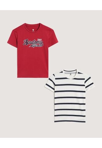 Camiseta  Infantil Niño Manga Corta Cuello Redondo Color Negro Marca Ostu #80090310 Ostu