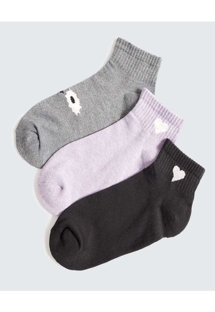 Medias Para Mujer Tobillera Color Negro Marca Ostu #40980235