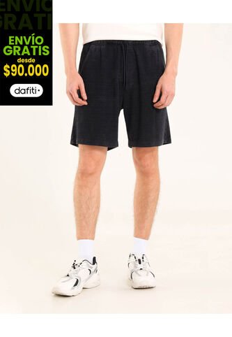 Bermuda Para Hombre Jogger Corto Color Azul Marca Ostu #60100448 Ostu