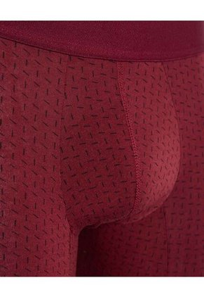Boxer Para Hombre Filete Medio Color Vino Marca Ostu #60000440