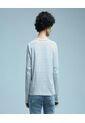 Camiseta Para Mujer Manga Larga Color Azul  Marca Ostu #40092023 de Ostu