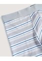 Bóxer Medio Rayas Clásicas  Para Hombre Gris Ostu de Ostu