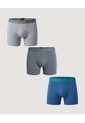 Pack X3 Boxer Medio Confort  Para Hombre Negro Ostu de Ostu