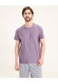 Camiseta  Para Hombre Manga Corta Cuello Redondo Color Morado Marca Ostu #60091803 de Ostu