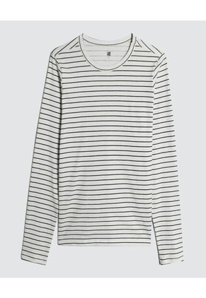 Camiseta Para Mujer Manga Larga Color Azul Marca Ostu #40092023