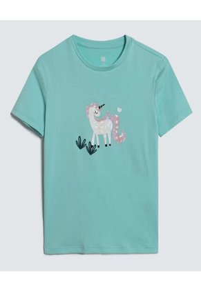 Pijama Para Niña M/C P/L Color Verde  Marca Ostu #90040065