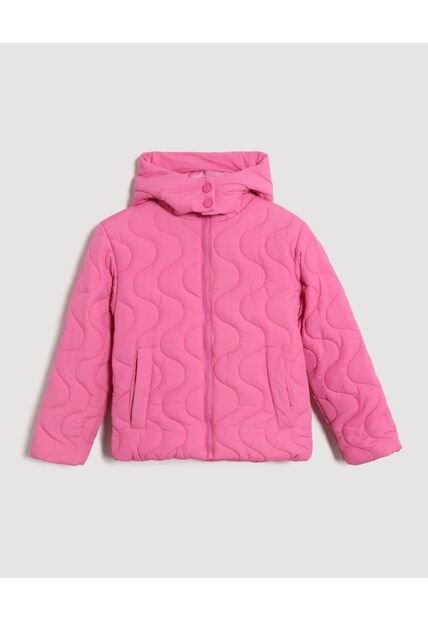 Chaqueta  Infantil Niña Acolchada Color Rosa Marca Ostu #90080044